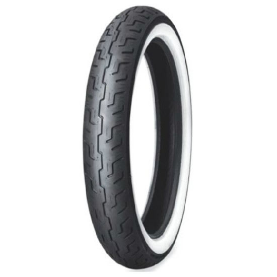 Dunlop D401F Harley Davidson 100/90 - 19 57H Wide Whitewall